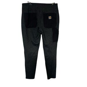 Carhartt Force Pants Women Medium 8/10 Fitted Utility Cargo Leggings Heather